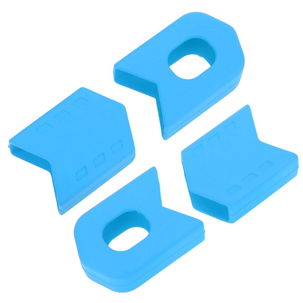 4 szt. Osłona ramienia korby roweru MTB Szosowego Nakładka na korbowód Osłona Silikonowe osłony korby Niebieski