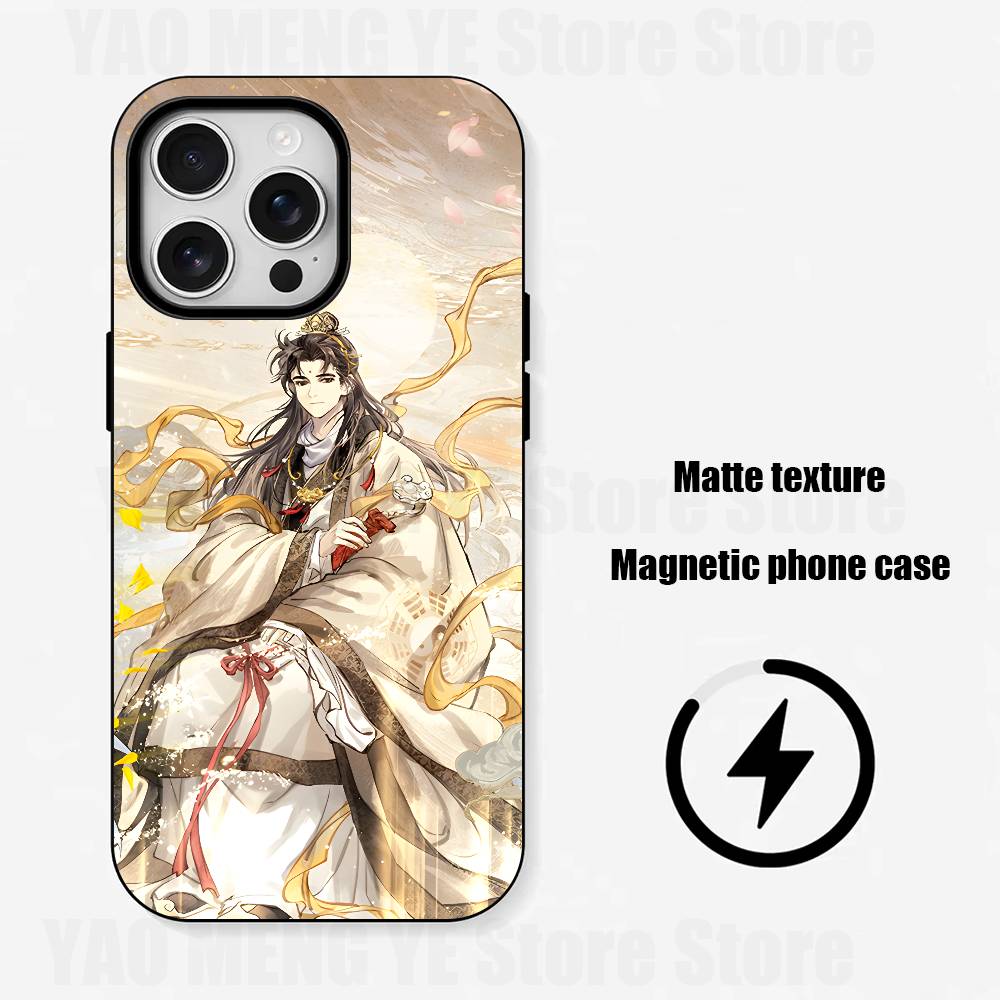 

Deities XIA Matte Magnetic For Case For iPhone 17,16,15,14,13,12,11 Pro Plus Mini Max Frosted Cover iPhone16promax