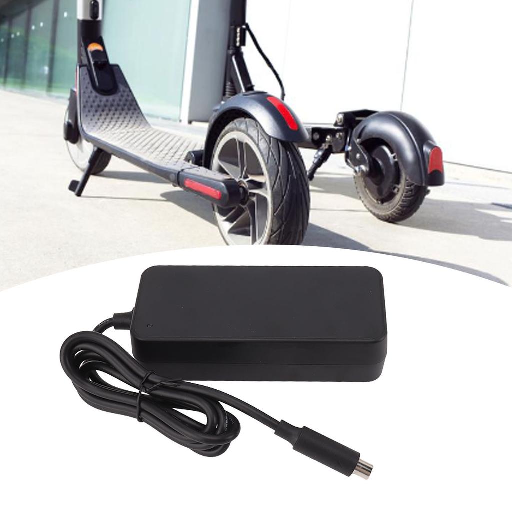 Caricabatterie per Scooter Elettrico 42V 1.7A per Ninebot ES2 ES4 E22 ES1L Monopattino Elettrico AC 100‑240V Spina USA