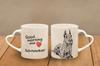 Schnauzer I - cup with a dog, adorable cup with a heart-shaped handle, universal gift from the Art-Dog brand