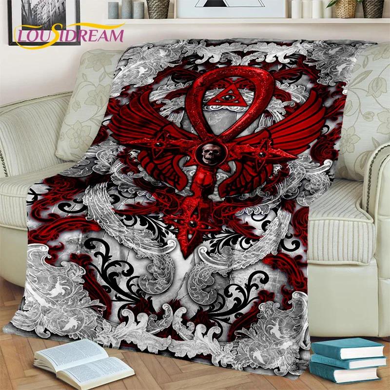 Wikinger-Decke mit nordischer Mythologie, Fenrir-Krähe, Flanell-Überwurf, Decke für Zuhause, Schlafzimmer, Bett, Sofa, Picknick, Büro, Wandern, Freizeit, Nickerchen, Geschenk