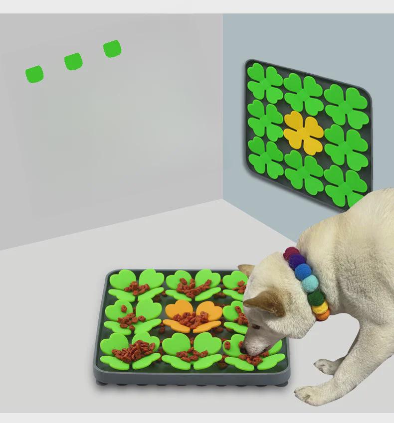 Hrănitor lent și covoraș de lins pentru animale de companie - Covoraș din silicon pentru câini și pisici