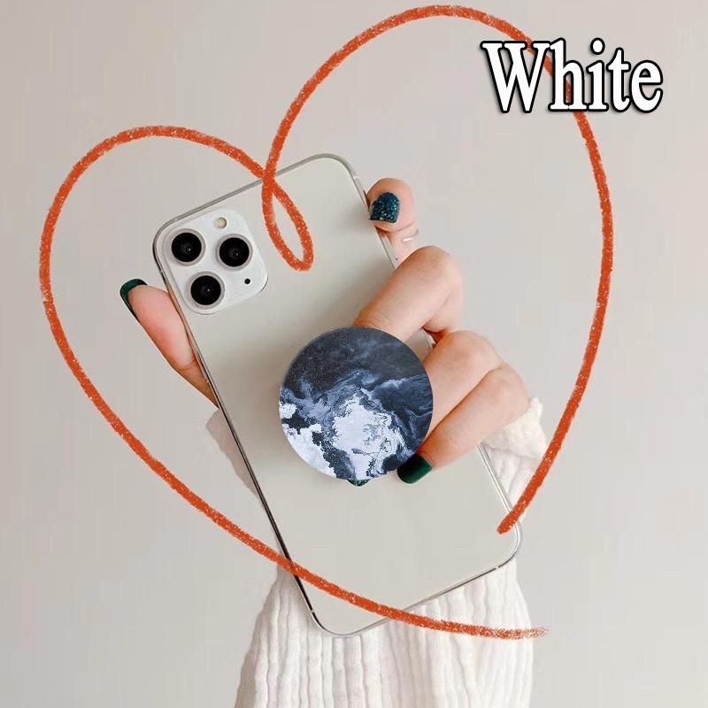 

Marble Liquid Support Тримач для телефону Ручки Підставка підходить для смартфонів Гнучкий тримач для пальців Size 2-8 білий