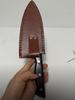 Hackmesser 3-lagig BG42 Luftfahrt-Spezialstahl Kochmesser Hackbeil Tranchieren Handgefertigt Küchenmesser mit Hülle Fleisch- und Geflügelwerkzeuge