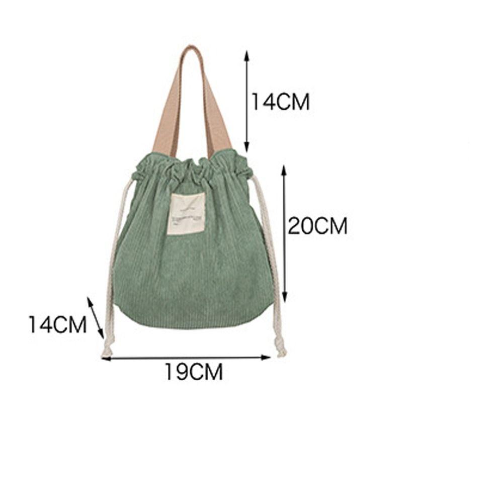 Durable Portable Drawstring Lunch Bag Large Capacity Multifunctional Handbag Tote Bag Picnic Camping