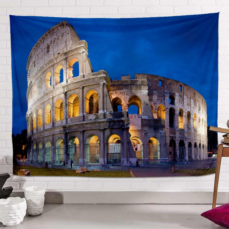 Scenery Wall Hanging Landscape Tapestry Wall Cloth Beach Mat Home Decoration Aesthetic Room Decor Decoration Mural Hippie Tapiz