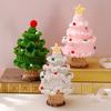 Style Star Red Ball Christmas Tree Pure Handmade Wool Knitting Finished Holiday Home Desktop Decoration Christmas Creative Gifts