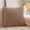 Velvet Wrinkle-Style Soft Back Cushion for Sofa or Bed