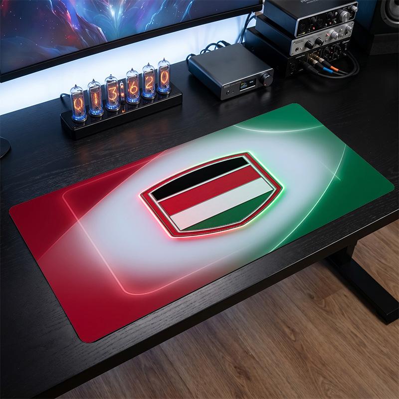 Hungary Football Crest Mouse Pad, Extended Non Slip Rubber Desk Mat for Gaming Office Laptop Fan Gift