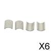 6x 4Pcs/set Handlebar Mounts Clamps Spacers Shims Conversion 22 Mm 7/8"to 28mm 1"