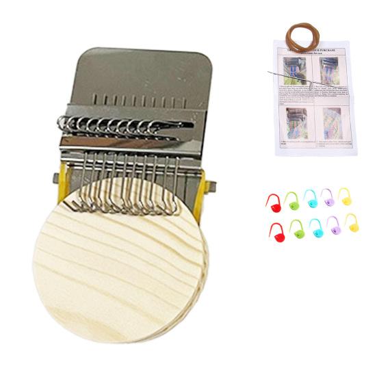 Yousheng Knit Patch Loom Kit Knitting Repair Patch Loom Knit Patch Maker Kit Portable Patch Darning Loom for Mending Worn Spots Holes