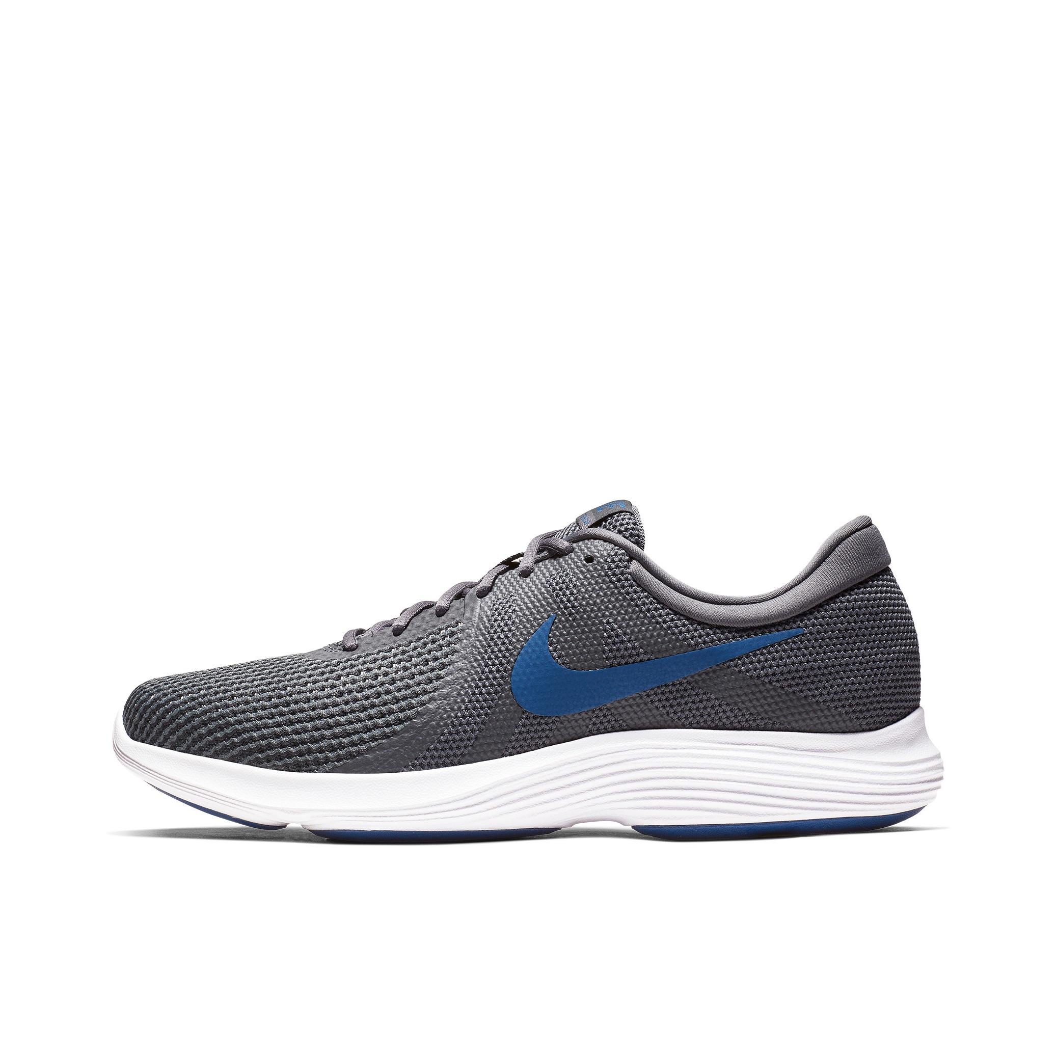 

Nike Revolution 4 Dark Grey Мужские кроссовки Gym-Blue Anthracite White 908988-009 45