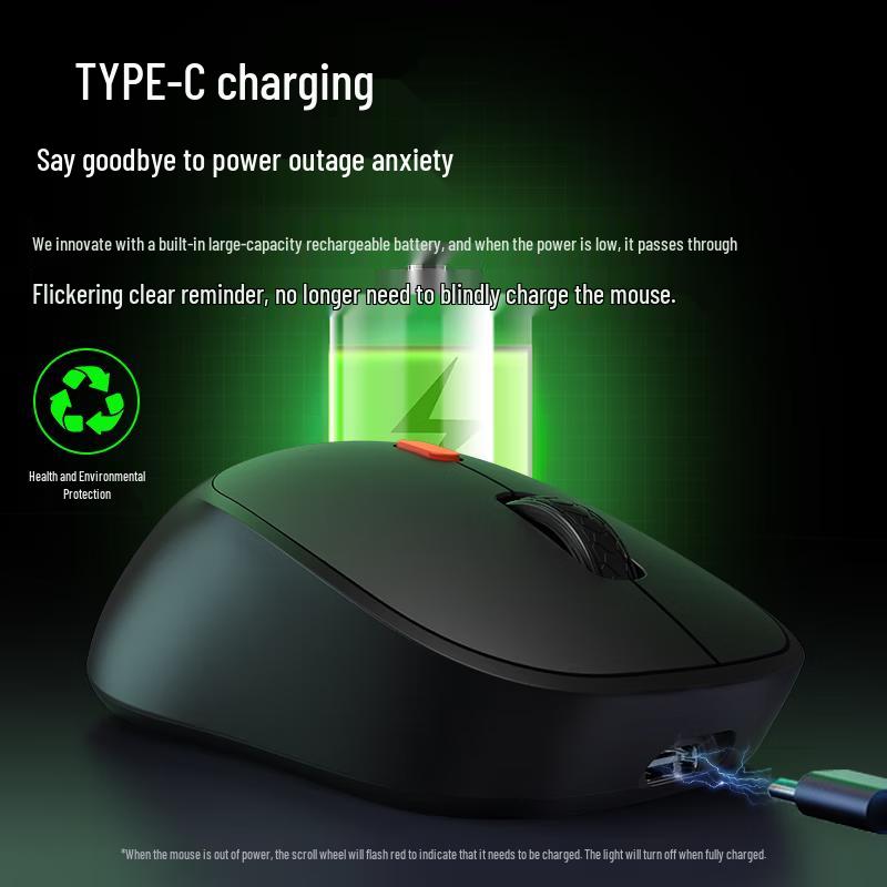 Founder N310 Dual-Mode Rechargeable Silent Wireless Mouse