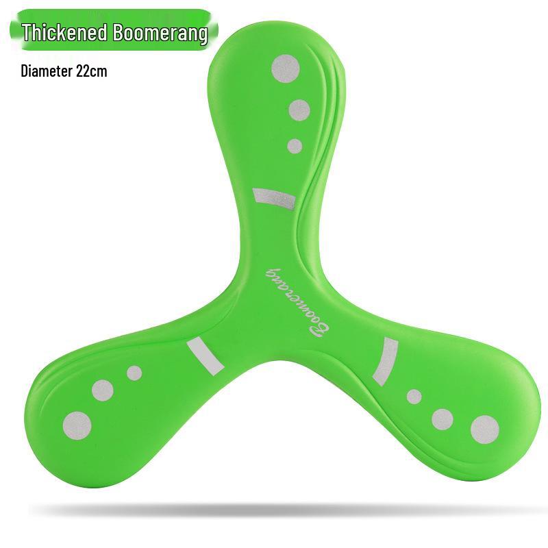 Children's Soft Boomerang Frisbee: Three-Leaf Outdoor Sports Toy for Boys and Parents