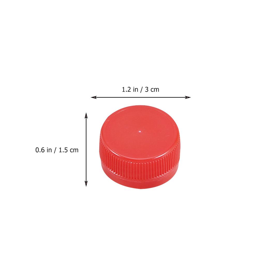 200Pcs Drink Bottle Covers Plastic Colorful DIY Caps Handcraft Art Class Home Education Accessories DIY Bottle Cover