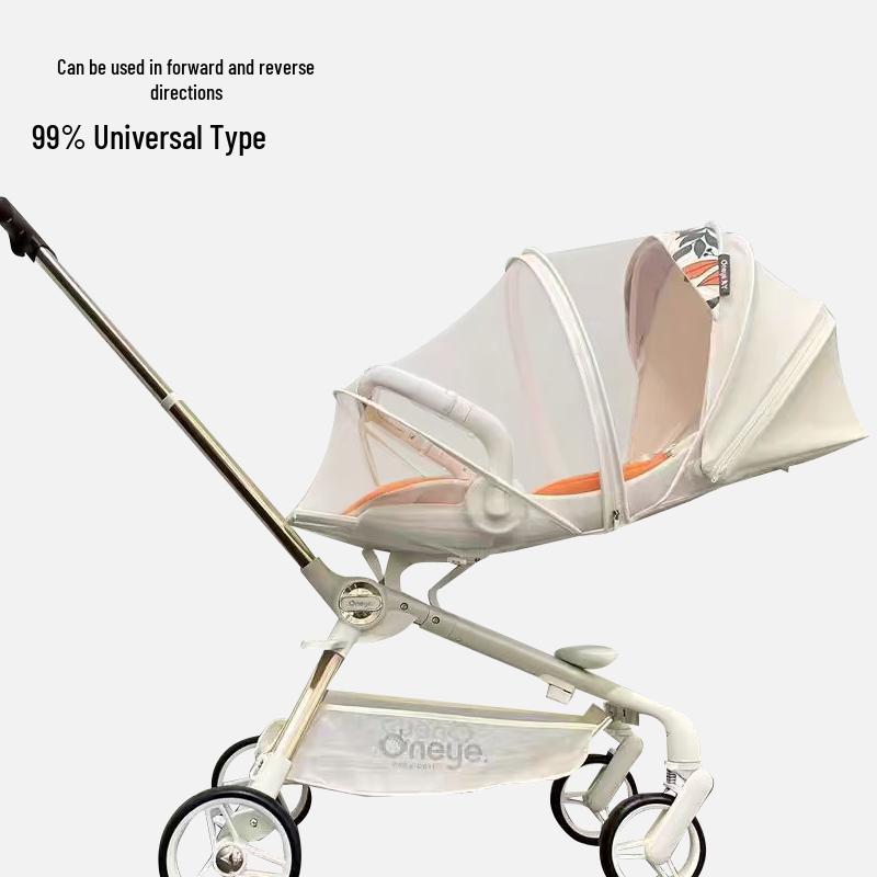 Rundes T6 Universelles Kinderwagen-Moskitonetz & Sonnenschutz mit Kühlmatte Zubehör