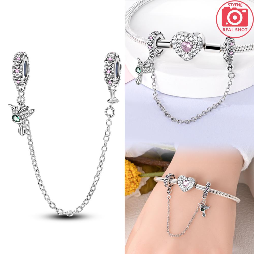 Original Copper Dragon Firefly Butterfly Puppy Heart Plane Travel Charms Beads Fit Bracelet Zircon For Women Gift