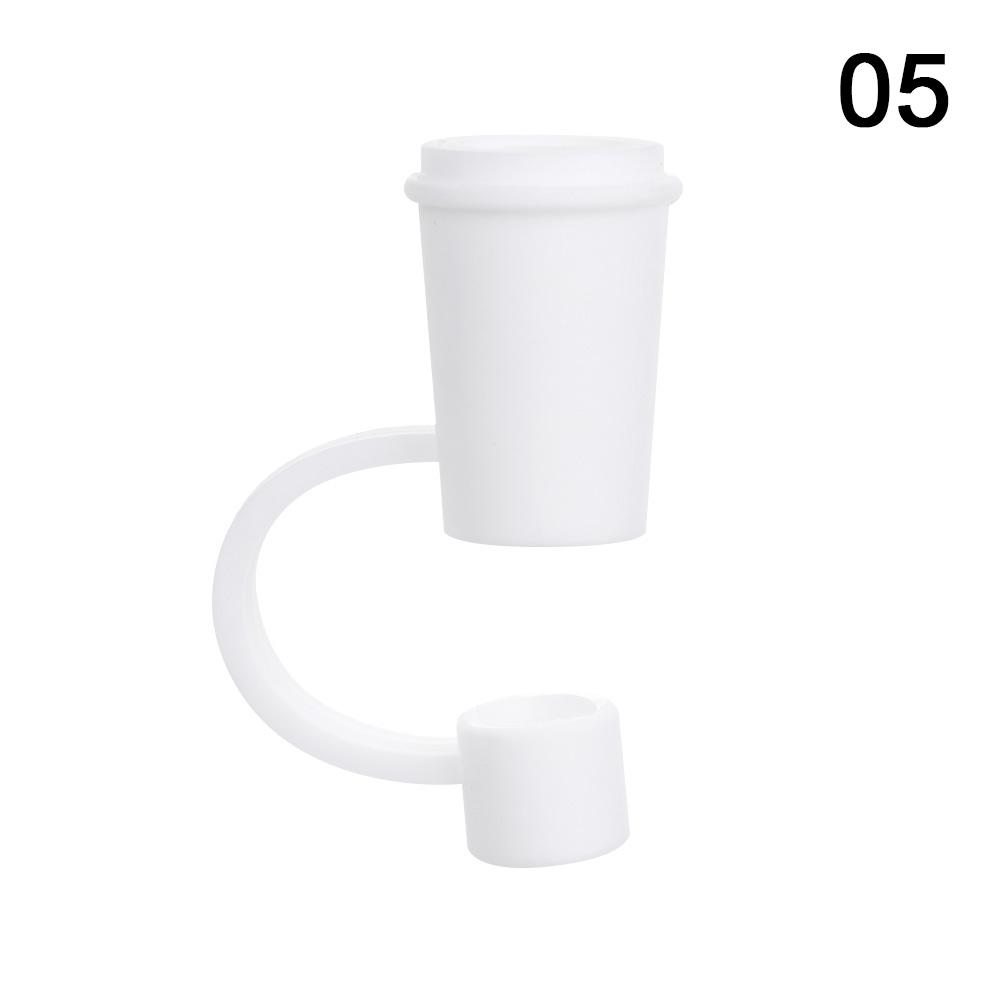 Airtight Straw Tips Cartoon Plugs Cover Cup Accessories Drinking Dust Cap Silicone Straw Plug