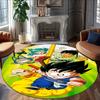 1pc Dragon Ball4 Print Round Carpet Chair Round Carpet Suitable for Bedroom Living Room Home Decorative Carpet