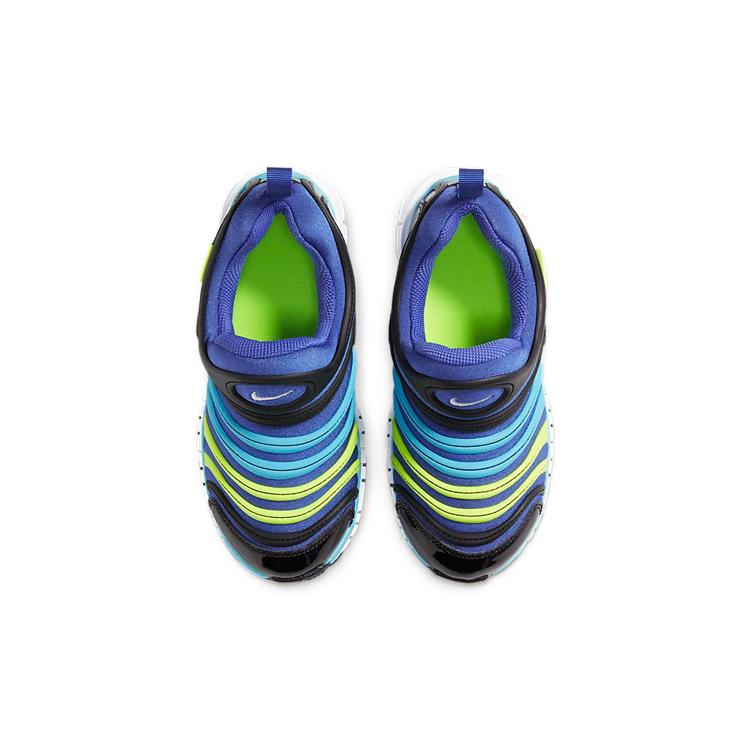 New Nike Dynamo Free Low Top Sports Casual Shoes Blue Black Children Aged 3 7 Years Old 343738-434