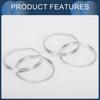 INFINAUTO Hub Centric Rings 72.6mm Inner to 82mm Outside Diameter Vehicle Wheel Hub Rings Aluminum Alloy 4pcs