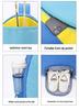 Sac à dos double bretelle pour enfants et housse de protection pour raquette de badminton et de tennis