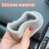 Car Seat Belt Buckle Holder Silicone Clip Fixer for Easy Access and Anti-Rattle Interior Storage Organizer Car Accessory
