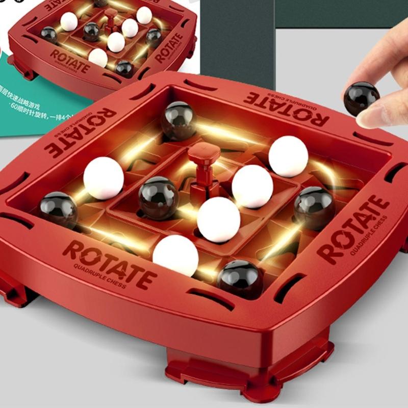 2 Player Fast Strategy Game Track Logics Chess Game Kids Educational Toy for Fun Family Game Party Toy Birthday Gift