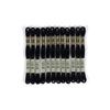 DMC #25 Embroidery Thread, 12 Skeins, 8m Each, #310 Black (DMC25B)