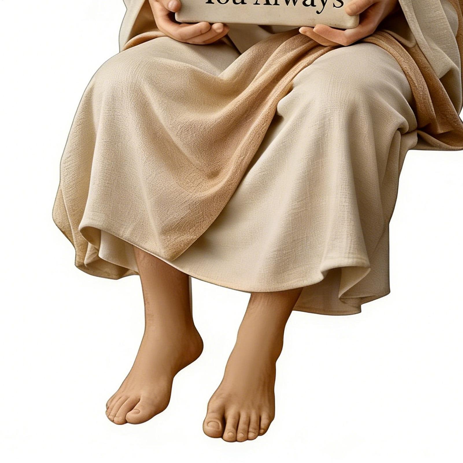 

Jesus Figurines Peaceful Resin Table Centerpieces I Am With You Always Jesus Figurine For Office Car Desktop Shelf Cabinet S