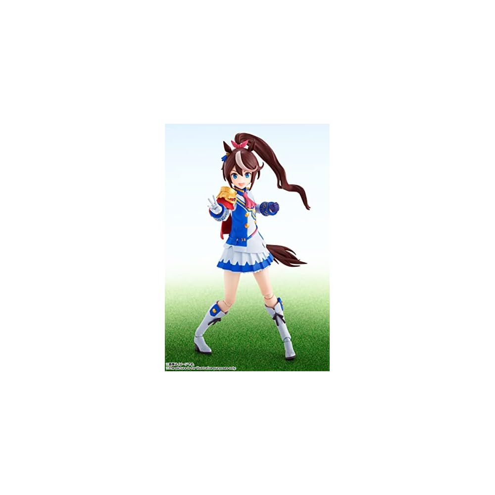 TAMASHII NATIONS S.H. Figuarts Uma Musume Tokai Teio 125mm Painted Action Figure ABS PVC