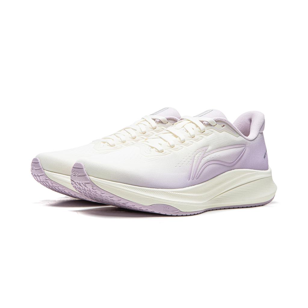 Li Ning Red Hare 9 Cushioning Abrasion Resistant Low top Casual Running Shoes Women's White Purple ARPW004-14