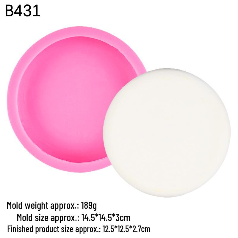 Runde Silikonform für Oreo Mousse Kuchen - 3/4/6 Zoll Größen