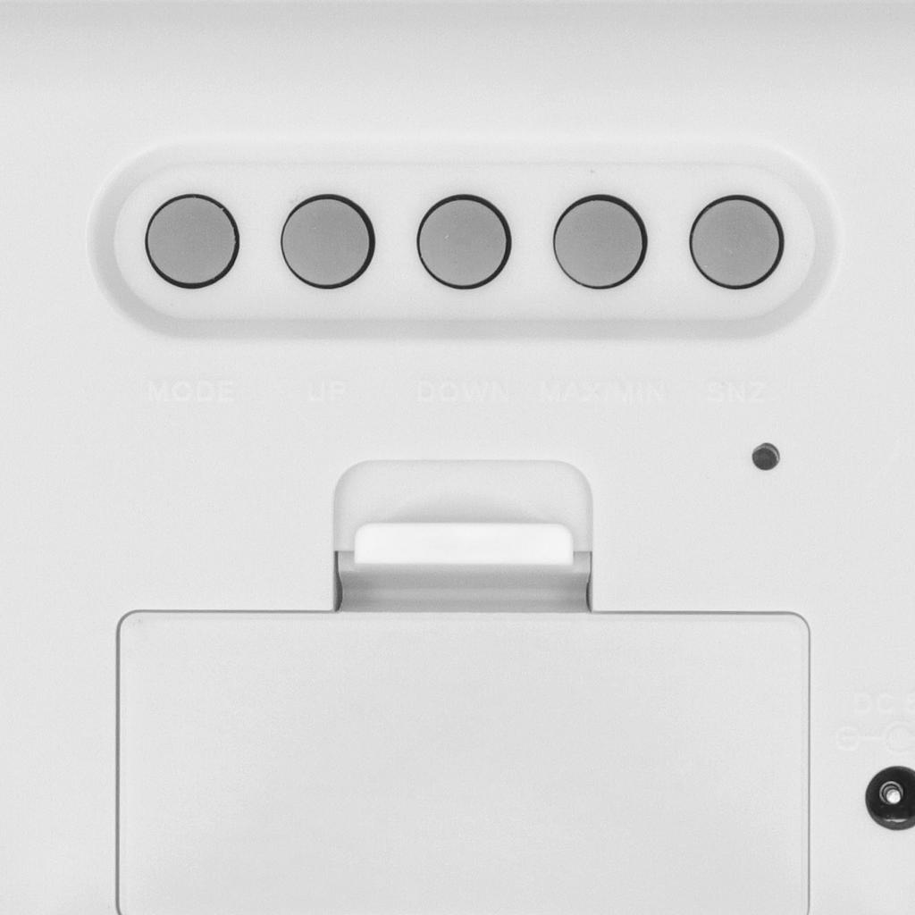 Wther Station Clock Temperature Humidity LCD Color Display LED Backlight Snooze Function Projection Alarm Clock