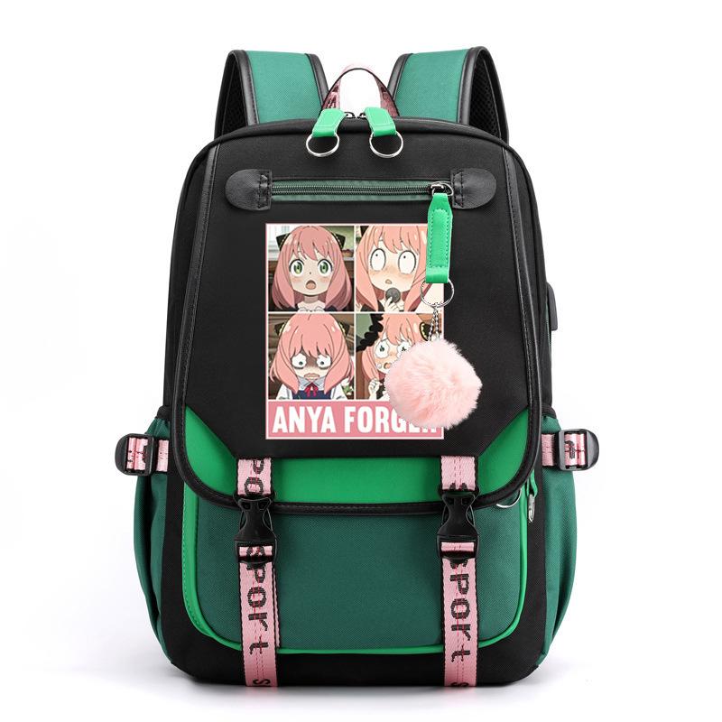 RiMan SPY x FAMILY Spy Play House Backpack Junior High School Student Personality Trend College Style School Bag