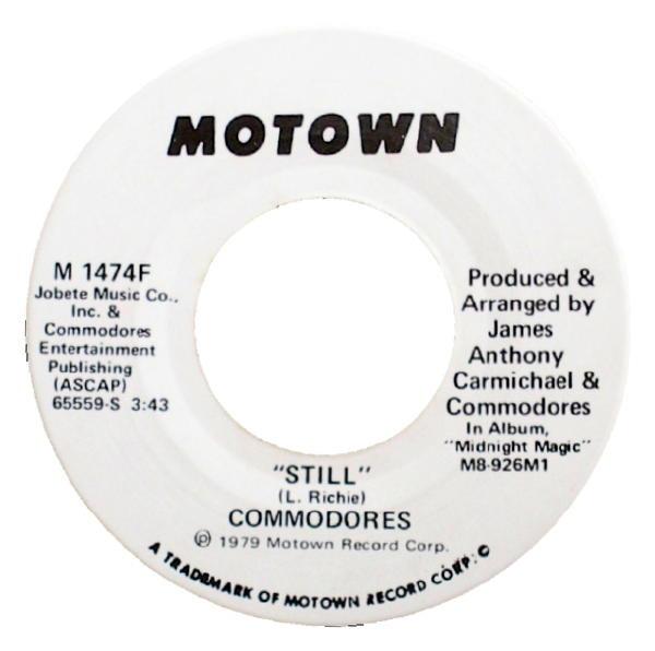 

7inch Record COMMODORES - Still M1474F Motown 1979 US Soul/Funk Used