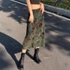 Vintage Green High-Waisted Midi Skirt: Chic, Versatile, and Skin-Brightening