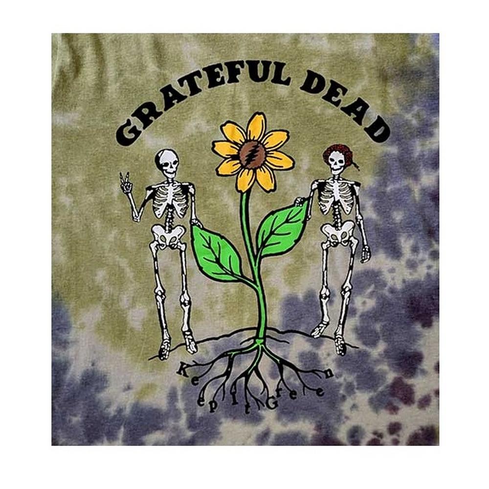 Grateful Dead Unisex Adult Keep It Green T-Shirt