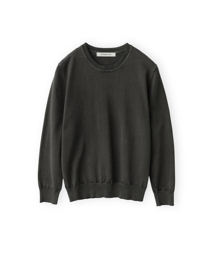 Beulaunyadeu W Washed Cotton Knit, Black