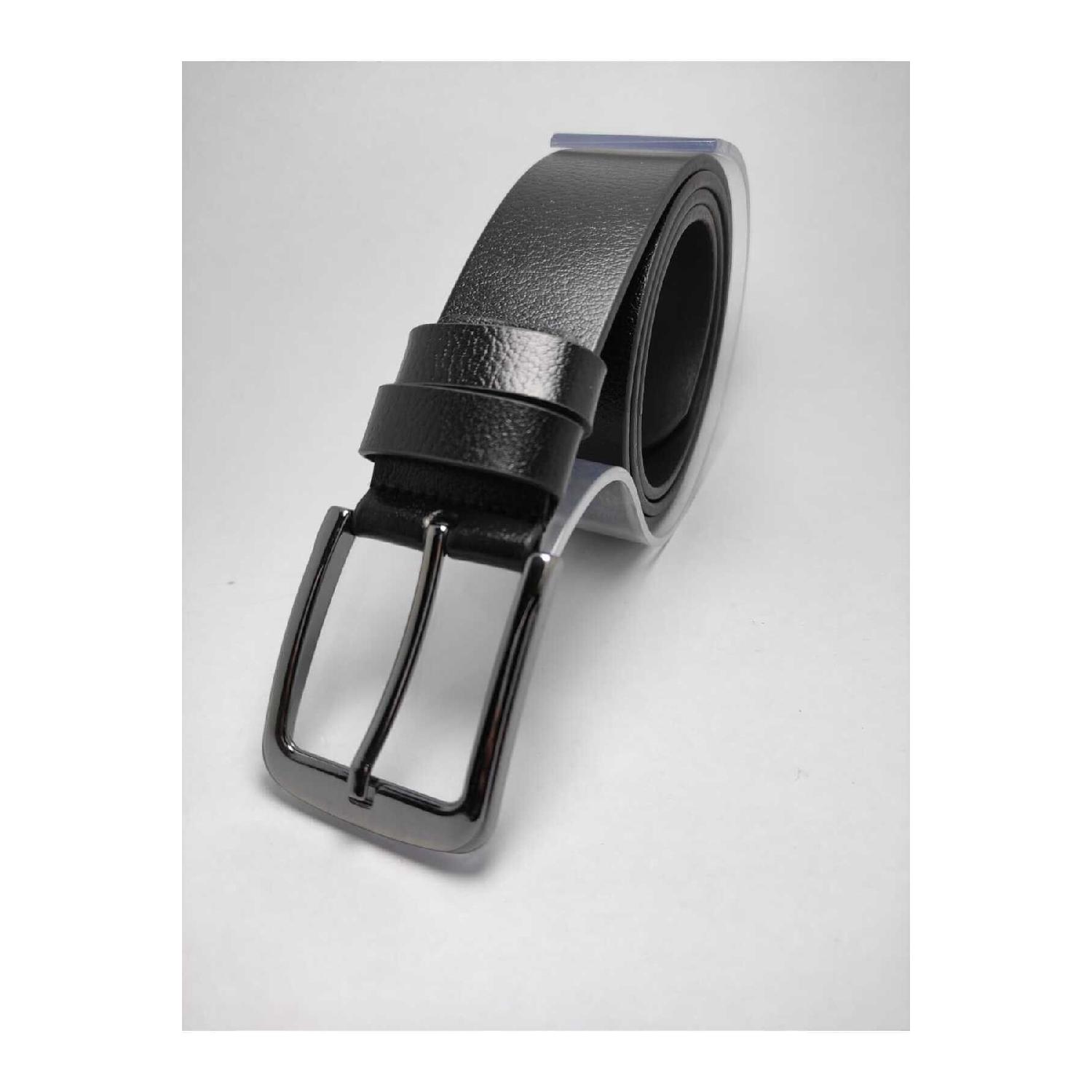 

Men s Black 100% Genuine Leather Belt 105 CM