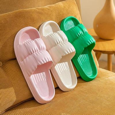 Women's Four Seasons Pleated Petal EVA Slippers - Home & Couple Sandals