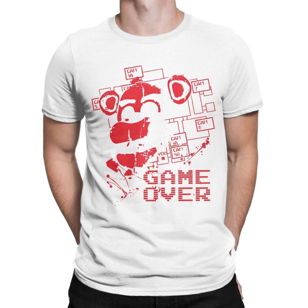 Five Nights At Freddy S Pizzeria Game Over Funny Graphic 100 Cotton Tshirt Five Nights At Freddys Tees Tops For Unisex