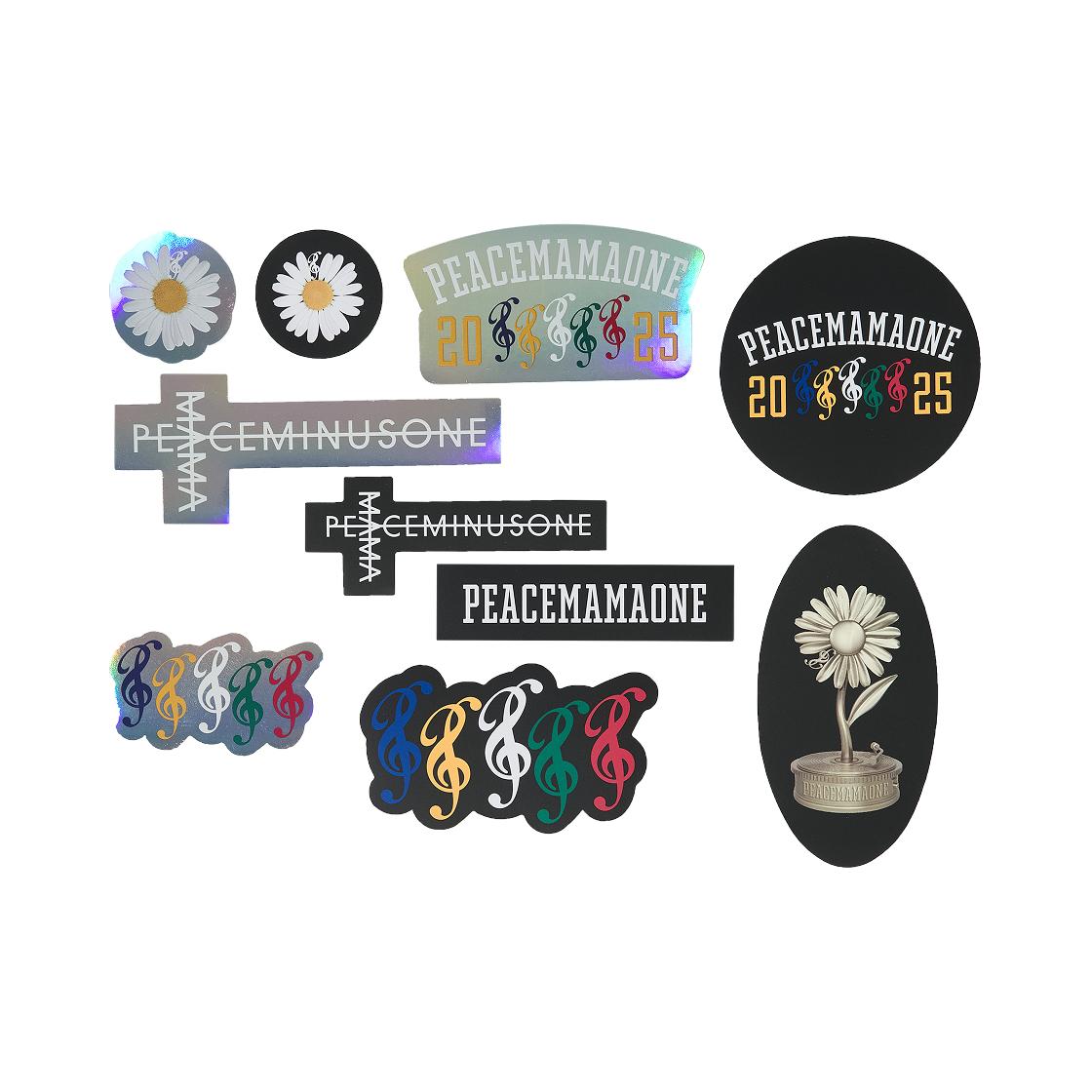G-DRAGON Peaceminusone x 2025 MAMA Awards Peacemamaone Sticker Set ONE SIZE