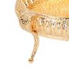 Oval Fruit Serving Tray Gold Decorative Food Platter Dessert Display Plate  Party Decoration