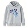 Kids Boys Girls Cute Cartoon Dinosaur Enjoy Music Pattern Pullover Hoodie Casual Soft Long Sleeve Hooded Sweatshirt For Toddler Children Daily