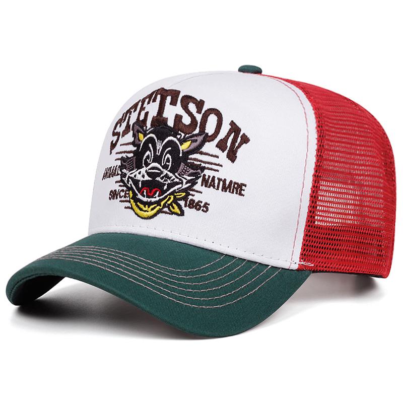 Cartoon New Baseball Hat Stetson Cartoon Cat Truck Hat Street Hip Hop Hat Daily Leisure Sports Sunshade Breathable Mesh Hat