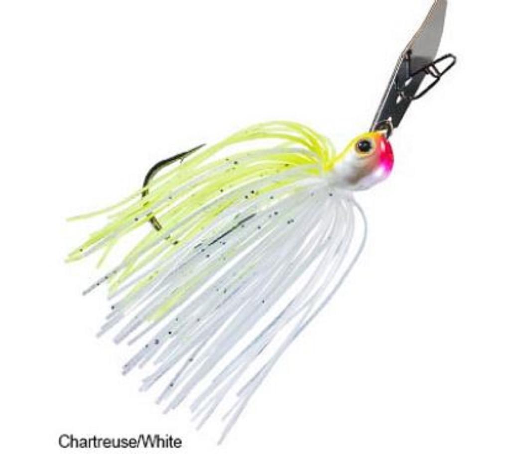 Zman Chatterbait Jackhammer Sinking Lure 3/8 Oz Chart White (0423)