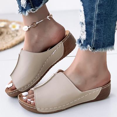 Summer Women Sandals Shoes Casual Ladies Shoes Slides Sandals Ladies Wedge Women's Shoes Non-Slip Woman Slippers Footwear Female