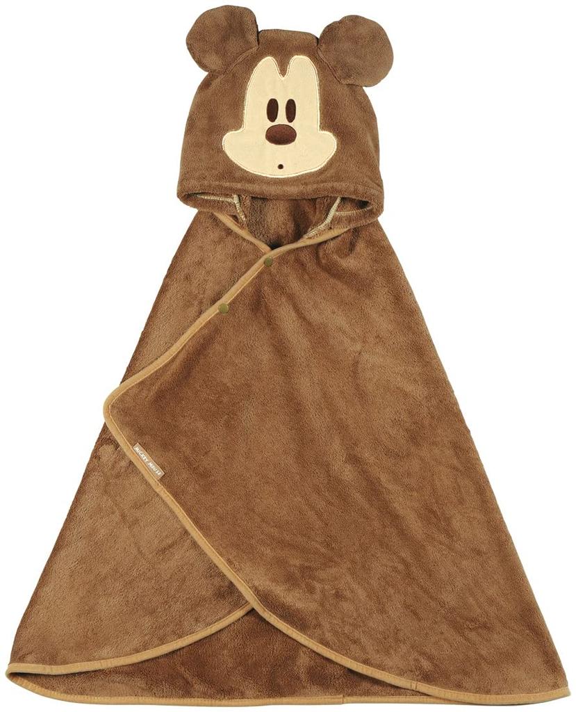 Skater Gift Set Drying Hooded Bath and Disney Mickey Mouse Design 2-Piece (Hair Towel, Poncho, Quick-Drying Towel) (SET1067)