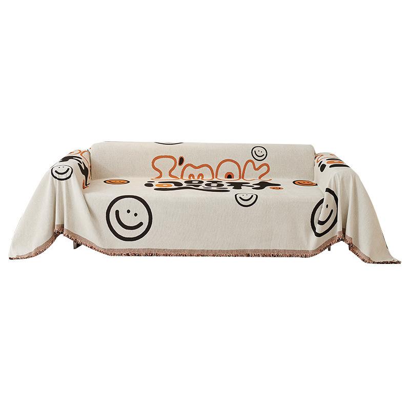 Chenille High-End Sofa Towel Sofa Cover Cloth Four Seasons Universal Sofa Blanket Double-Sided Available Cushion